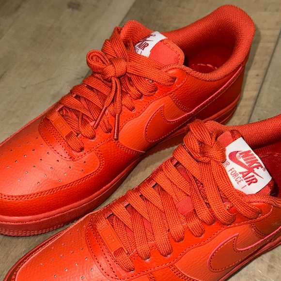 Nike Air Force 1 Low Triple Orange Shoes af1 DZ4442-800 Women's 9 - Picture 11 of 11